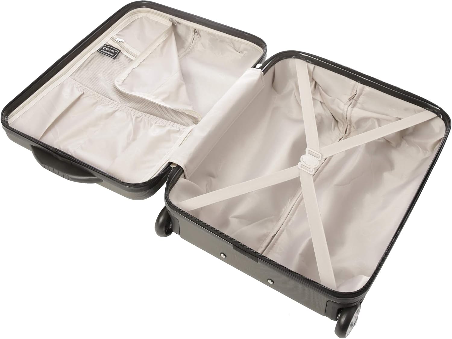 Grigio Carbone Aerolite 55x40x20cm Dimensione Massima di Ryanair y Air  Italy 40L Trolley Bagaglio a Mano Valigia Rigida con 2 Ruote 55x40x20  Valigie e set da viaggio urban-earth.co.uk