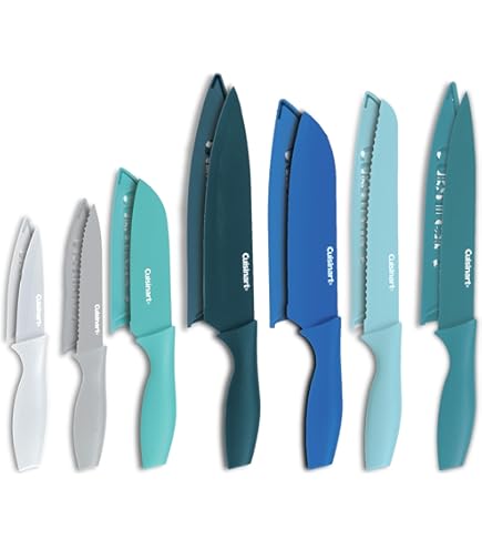 Pure Komachi HD - 6 Coated Carbon Stainless Steel Knives with