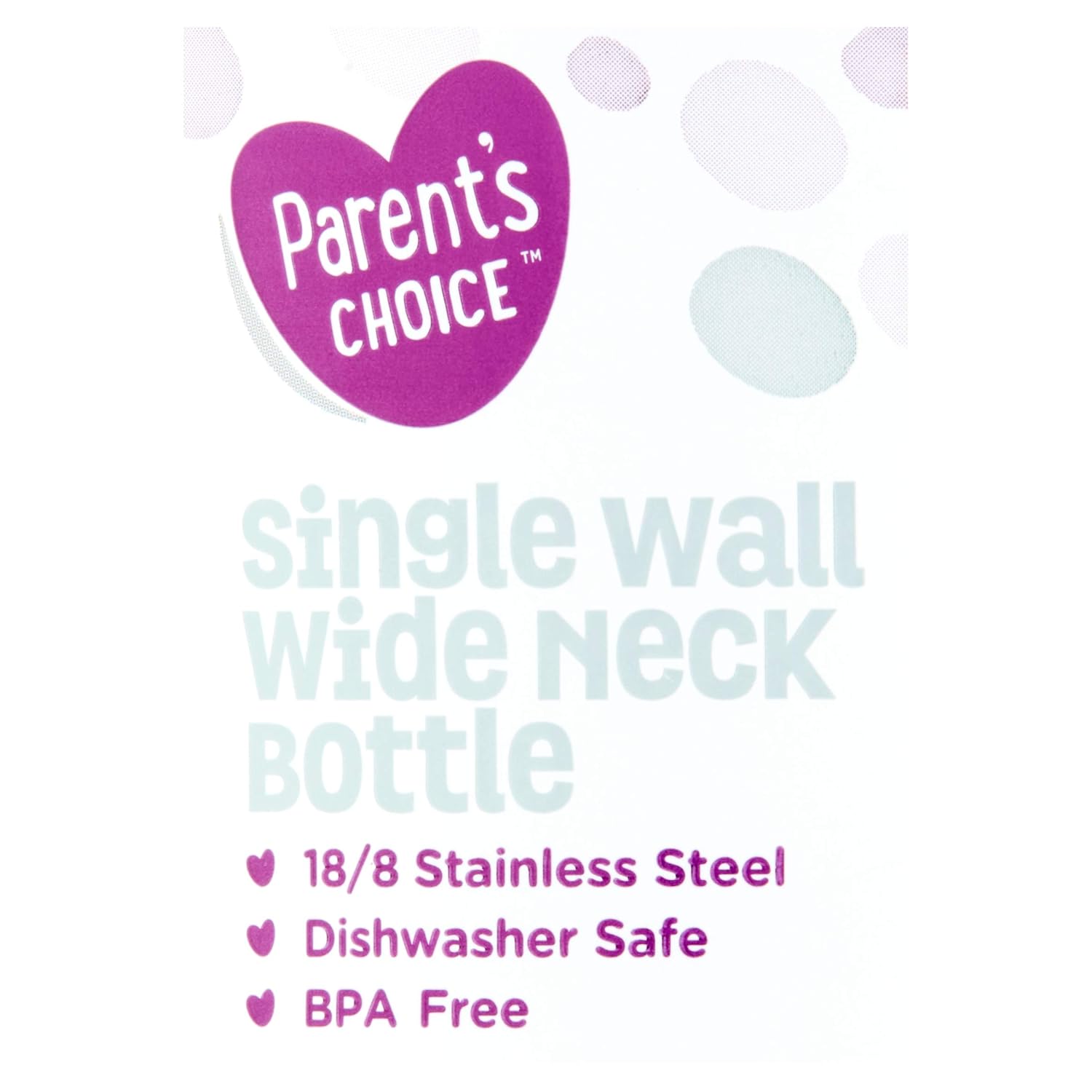 parents choice bottles stainless steel
