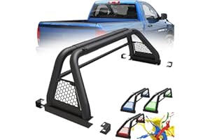 Hawkley Universal Roll Bars for Full Size Pickup Trucks, Adjustable Classic Truck Bed Rack Sport Bar for Dodge Ram 1500/Chevy Silverado/GMC Sierra/Ford F-150/F-250/350/Toyota Tundra/Nissan Titan