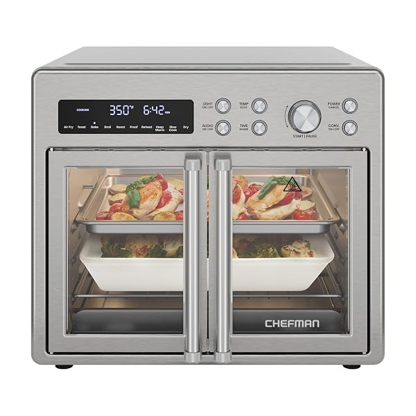 CHEFMAN DIGITAL FRENCH DOOR AIR FRYER OVEN