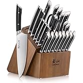 Cangshan HELENA Series German Steel Forged Knife Block Set (23-Piece, Black)