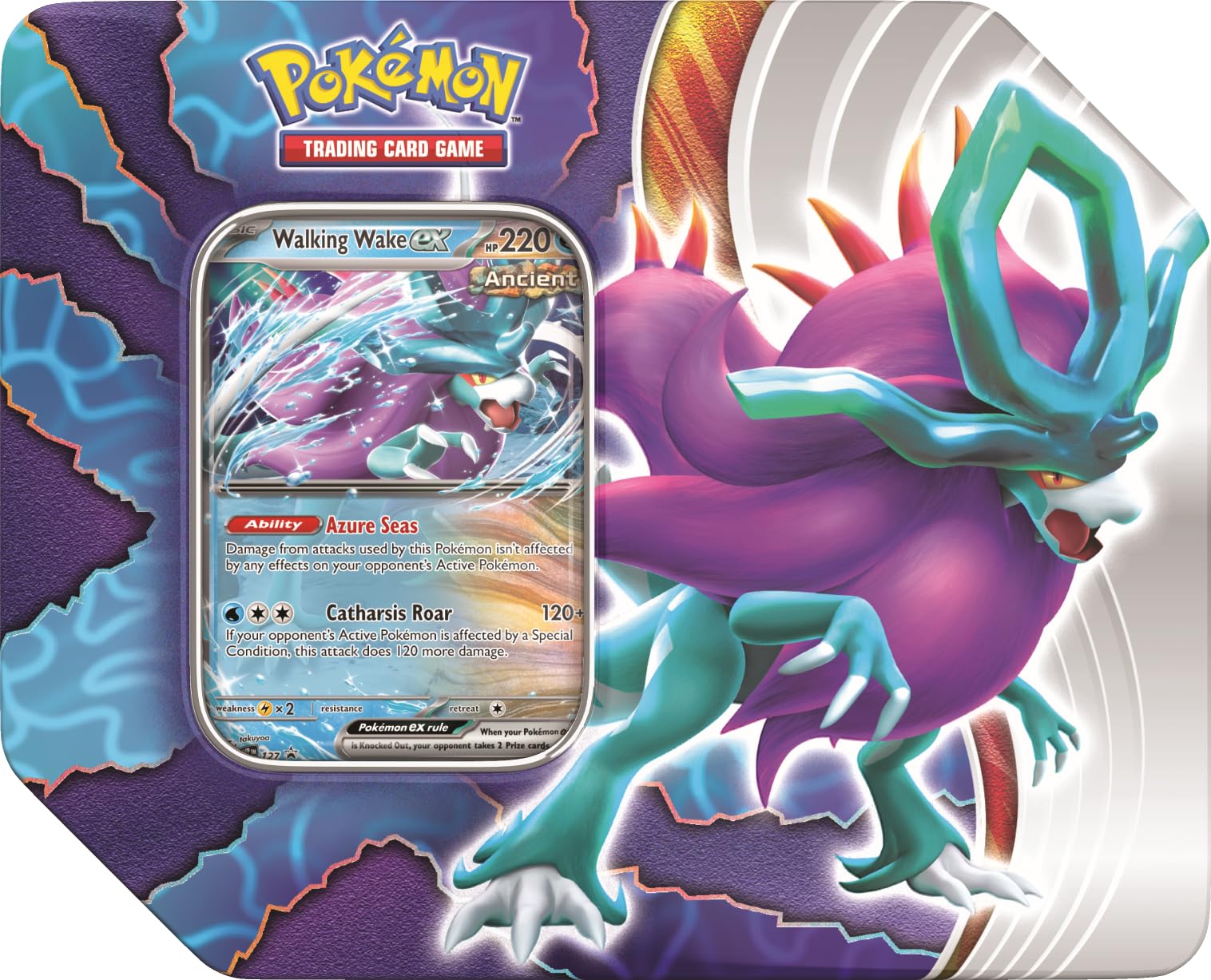 Pokemon TCG: Paradox Clash TIN: Iron Leaves EX OR Walking Wake EX