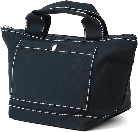 Amazon ランチバッグ メンズ 大きめ ミニトートバッグ レディース 人気 キャンバス 日本製 撥水 ネイビー ランチバッグ ランチ巾着 ランチベルト オンライン通販