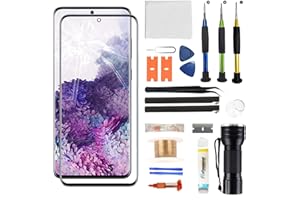 Zgxhga for Samsung Galaxy S20 Plus Screen Replacement,Replacement Screen for Galaxy S20 Plus Series 6.7 inch,Glass Replacement Kit with Repair Tools,Waterproof Adhesive(NO OLED & Touch Digitizer)