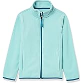 Amazon Essentials Girls and Toddlers' Polar Fleece Full-Zip Mock Jacket