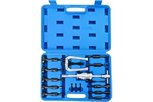 SIXIWANZI Blind Hole Collet Bearing Race and Seal Puller Extractor Kit, 16pc Slide Hammer Pilot Insert Inner Bearing Removal Tool Set