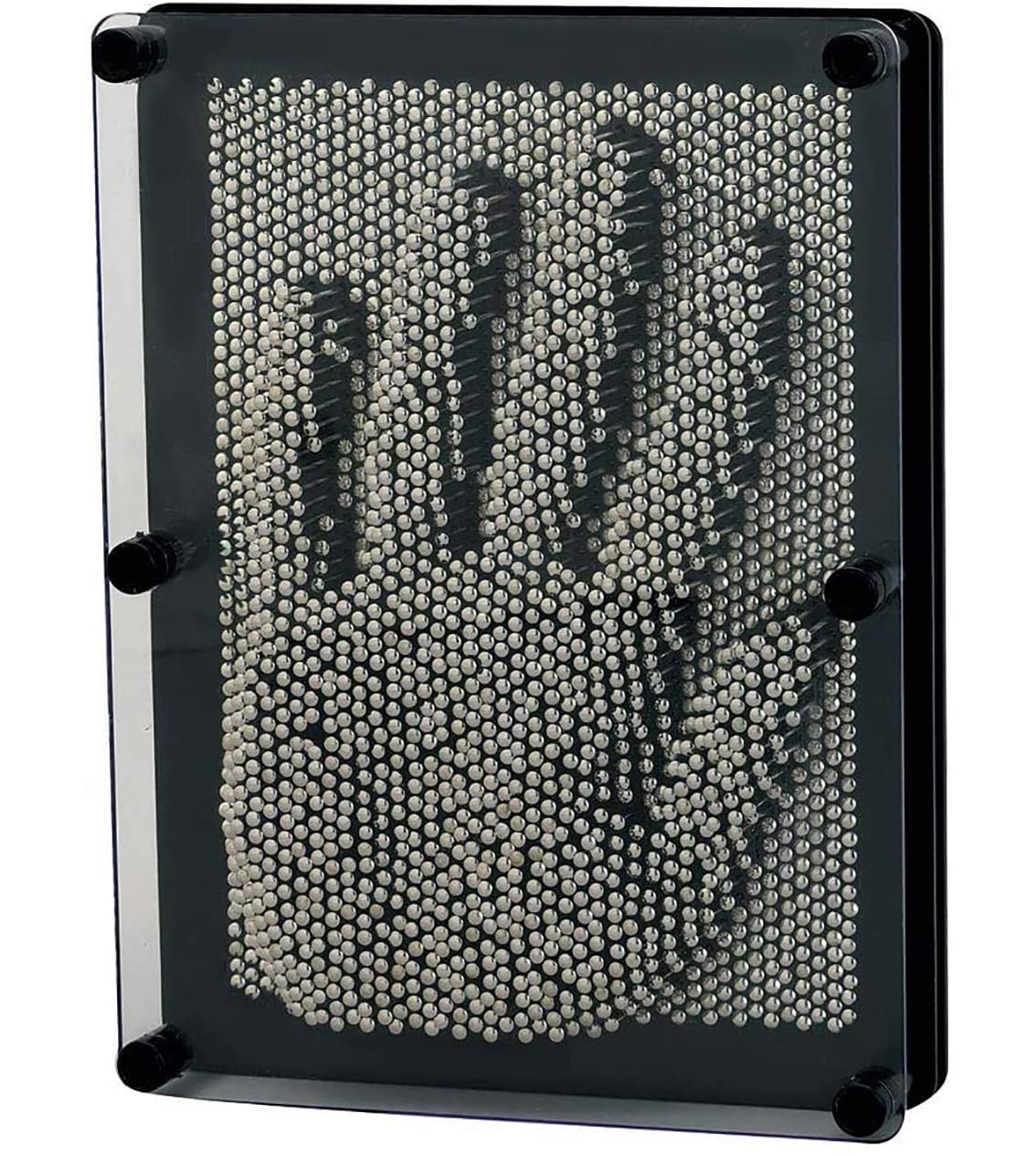 RLINGX 3D Pin Art Toy - Large Size 6” X 8” Unique Metal 3D Pin Art Board for Kids & Adults (Metal)