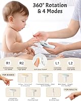 Lictin 26 in 1 Baby Care Kit Rechargeable Nail Trimmer Auto Light view 6