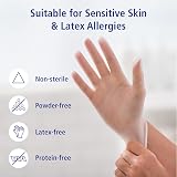 Meditrade Vinyl 2000 PF Examination Gloves Medium Powderless Latex Free view 2