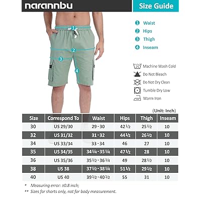 35 inch waist cargo shorts Clearance