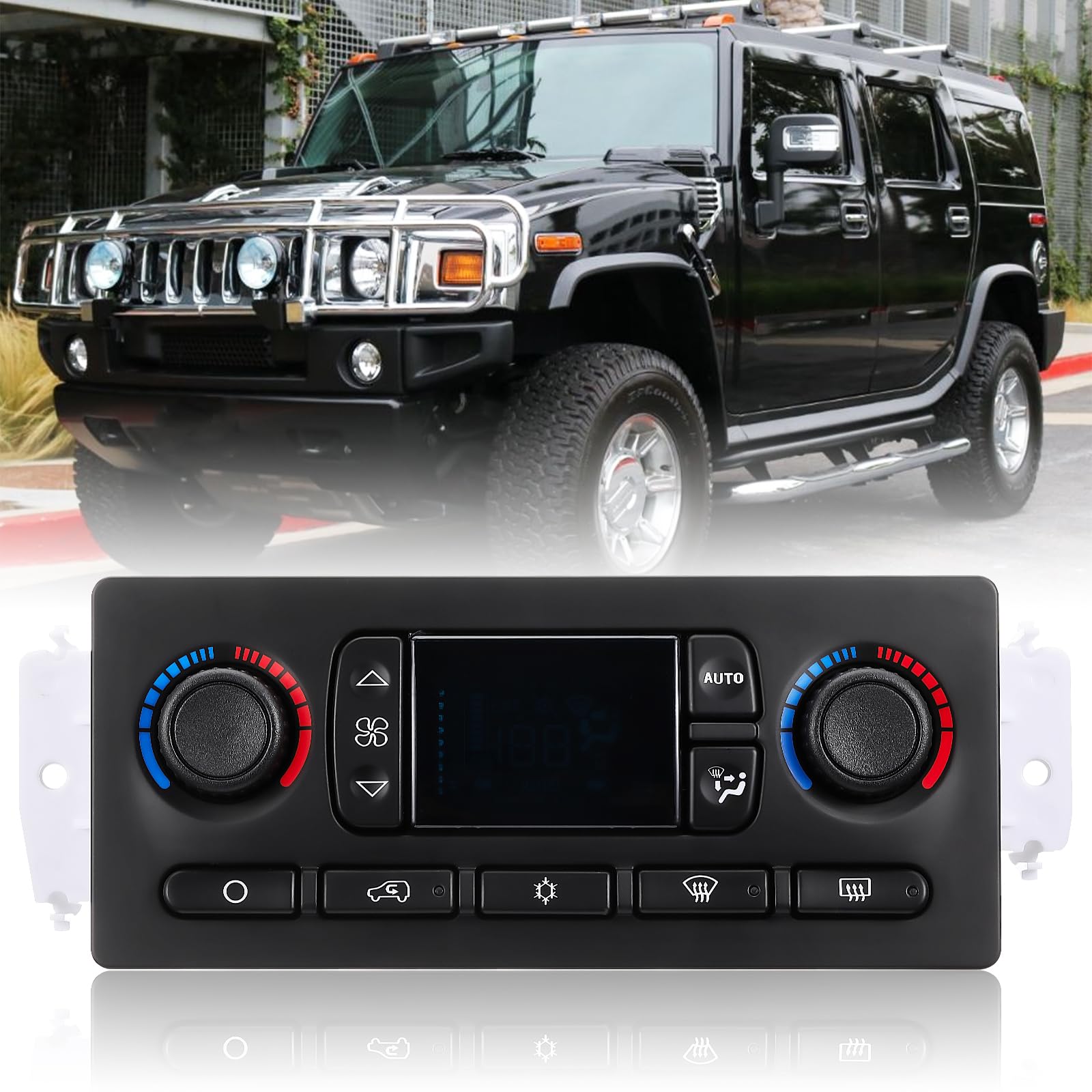 Photo 1 of ISINSWIFT 599-211XD Climate Control Module,A/C Heater Climate Control Panel Fit for Silverado Suburban Trailblazer Avalanche, Sierra Yukon Envoy Escalade, Replace#10367041,10399657,10367042