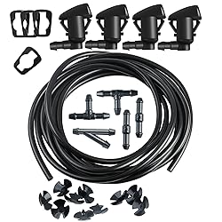 Front Windshield Washer Nozzles Kit, Windshield