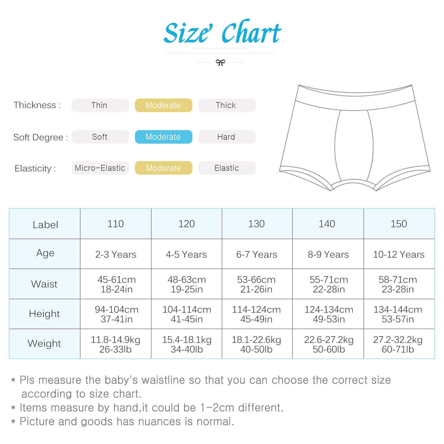 slaixiu Soft Cotton Kids Boxer Briefs Cartoon Boys Underwear Boxers 4-Pack (UW75-No.6-110)