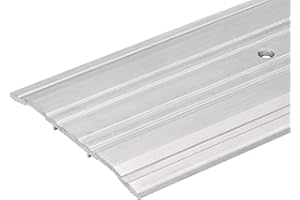RANDALL MANUFACTURING CO., INC 4" Wide x 1/4" High Corrugated Aluminum Threshold (4 FT [48 3/4"] Long)