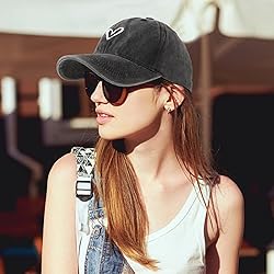 Vintage Washed Baseball Cap Women - Adjustable