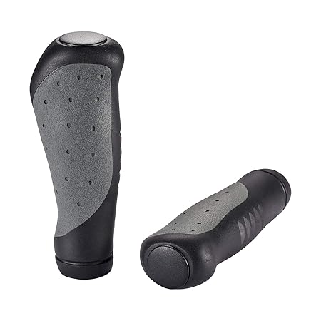 PRUNUS Bike Grips Rubber Ergonomic Antislip Handlebar Grips for MTB Bicycle Mountain
