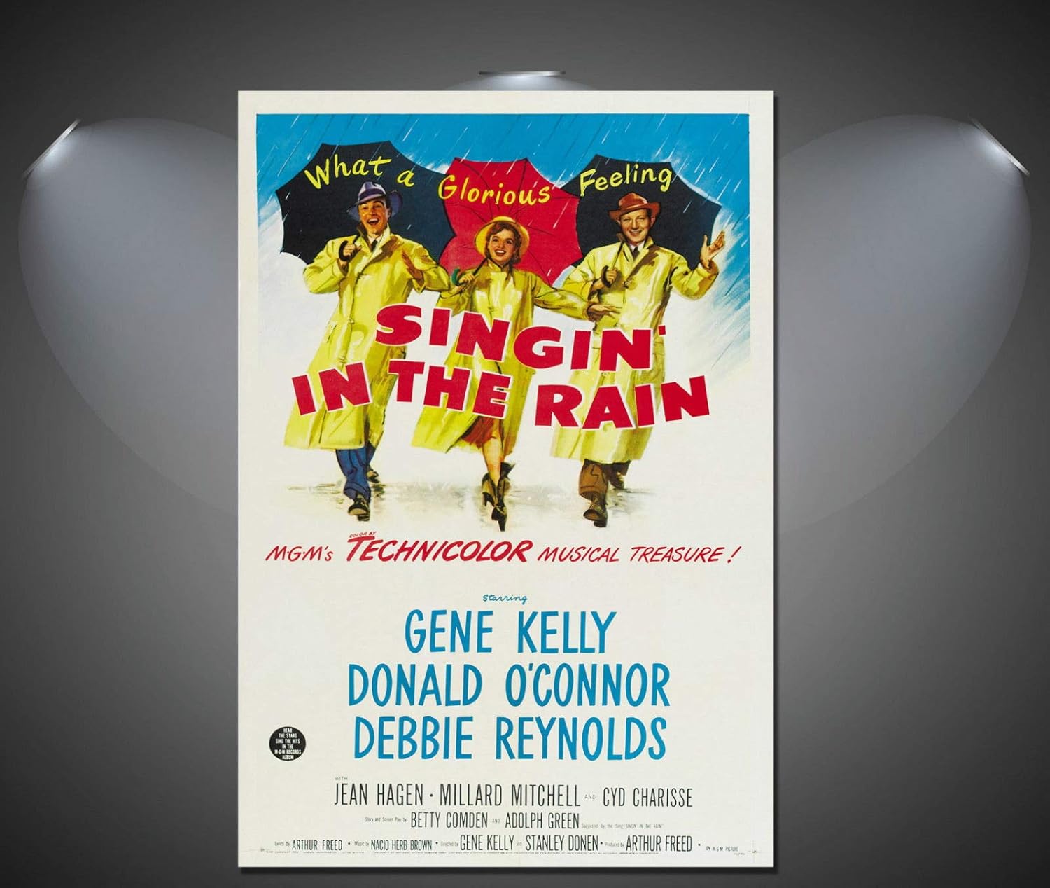 146975 Singin in The Rain Vintage Movie Decor Wall 16x12 Poster Print
