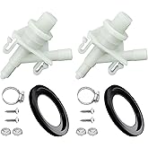 2 Set RV Toilet Valve Replacement Kit | Dometic RV Toilet Parts 385311641 | Compatible with Dometic 300, 301, 310, 311, 320, 