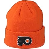 ZHATS NHL Unisex Kids NHL Officially Licensed Youth Beanie Cuff Icon Team Color