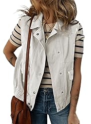 Dokotoo Fall Vests for Women 2025 Fashion Turn-down