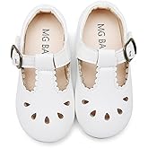 DADAWEN Girl's Classic Mary Jane School Uniform Shoes Flat Dress Shoes