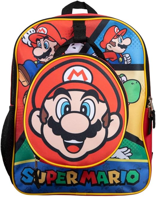 Kids Mario Backpack with Lunch Box Set Amazon.ca Clothing & Accessories