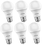OIRES 60W Equivalent LED Light Bulb 800 Lumens A19