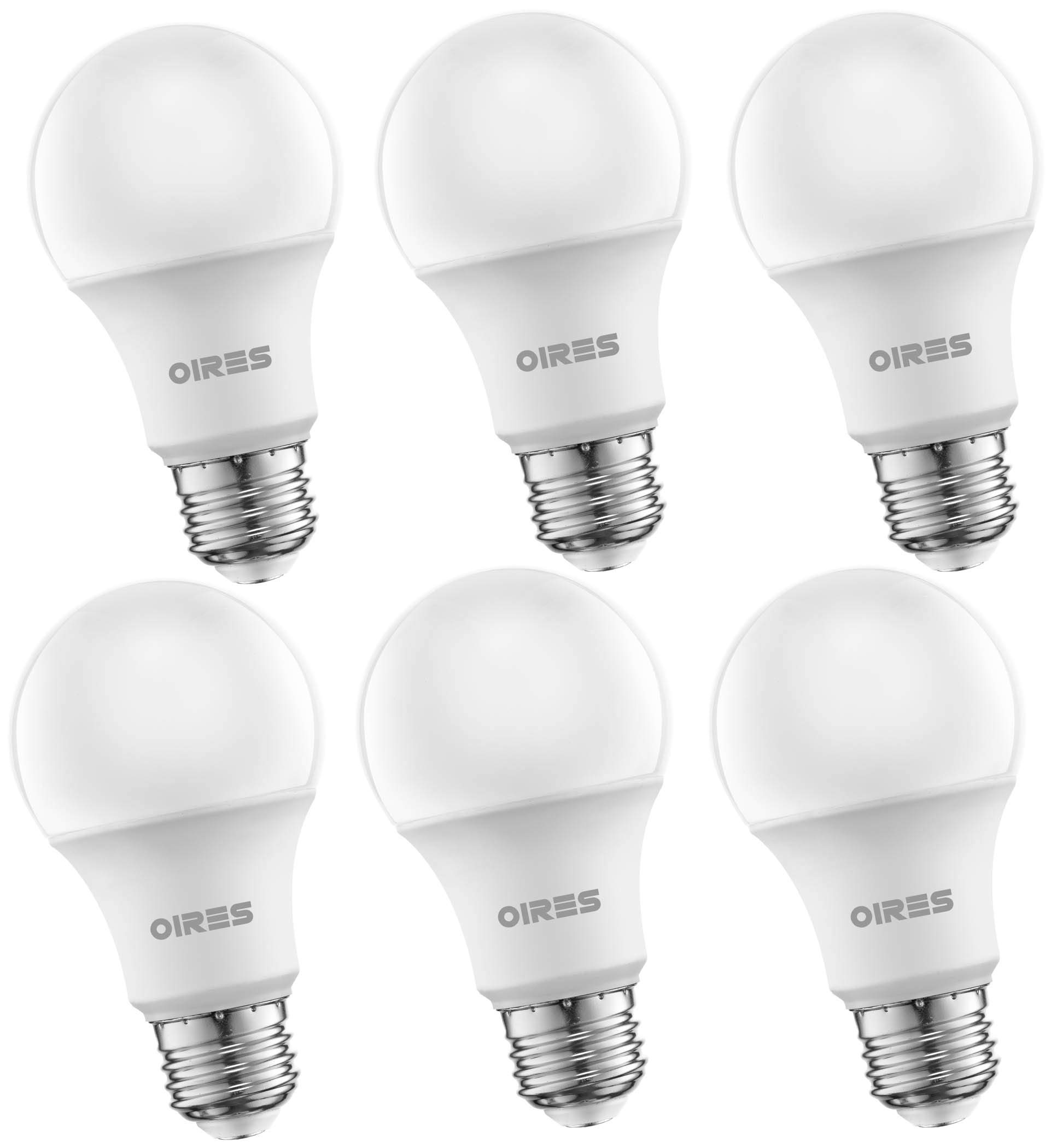 OIRES 60W Equivalent LED Light Bulb 800 Lumens A19