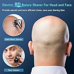 Head Shavers for Bald Men, 8D Upgraded 6-in-1 Bald