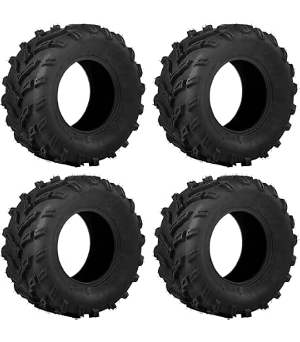Set Of 2 Hakuba Rahorn Select Offroad ATV/UTV 25x8-12, Tire 6PR/TL (6 Ply, Tubeless) - Bighorn