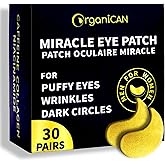 Under Eye Patches with Caffeine, Collagen & Niacinamide (30 Pairs) – Hydrating Eye Mask for Puffy Eyes, Dark Circles, Wrinkles, and Fine Lines – Reduces Eye Bags – formulated in North America