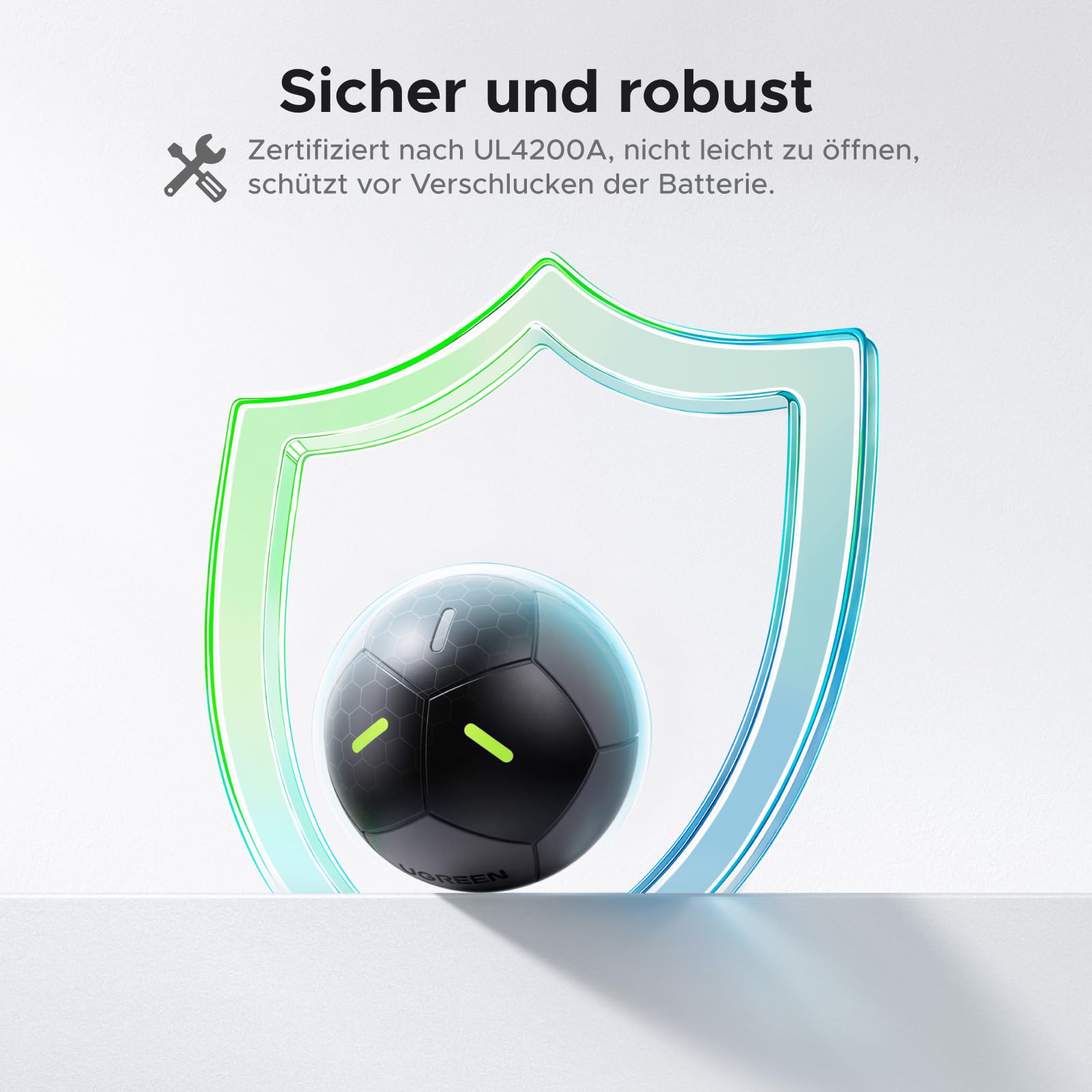 UGREEN FineTrack 2 Fußball Tracker kompatibel mit Apple Find My (nur iOS) 8