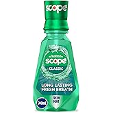 Crest Scope Classic Mouthwash, Original Formula, 500 Ml, 4 Count