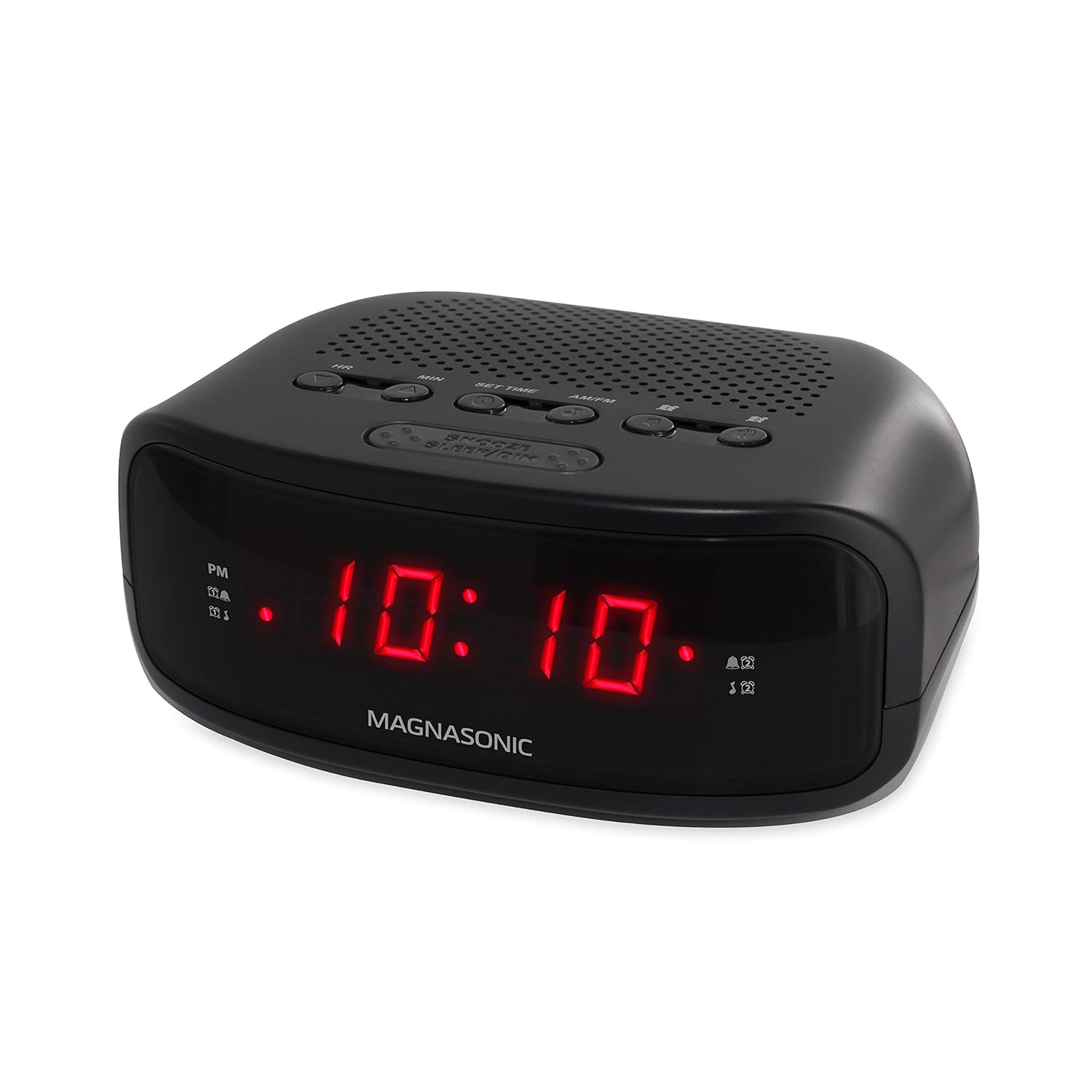 Electrohome Digital AM/FM Clock Radio with Battery Backup & Dual Alarm