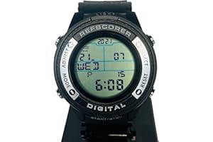 RefStuff RefScorer Digital New v2.021 Soccer Referee Watch - Record The Score of The Game! and Now Interchangeable Customisable Top Rings/Bezels! - (Sold Separately in Packs of 5)