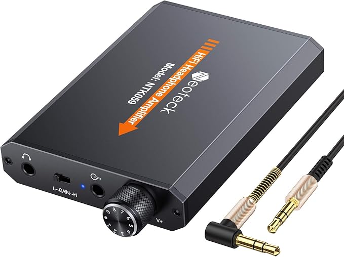 Neoteck Portable Headphone Amplifier with 3.5mm Audio Rechargeble HiFi