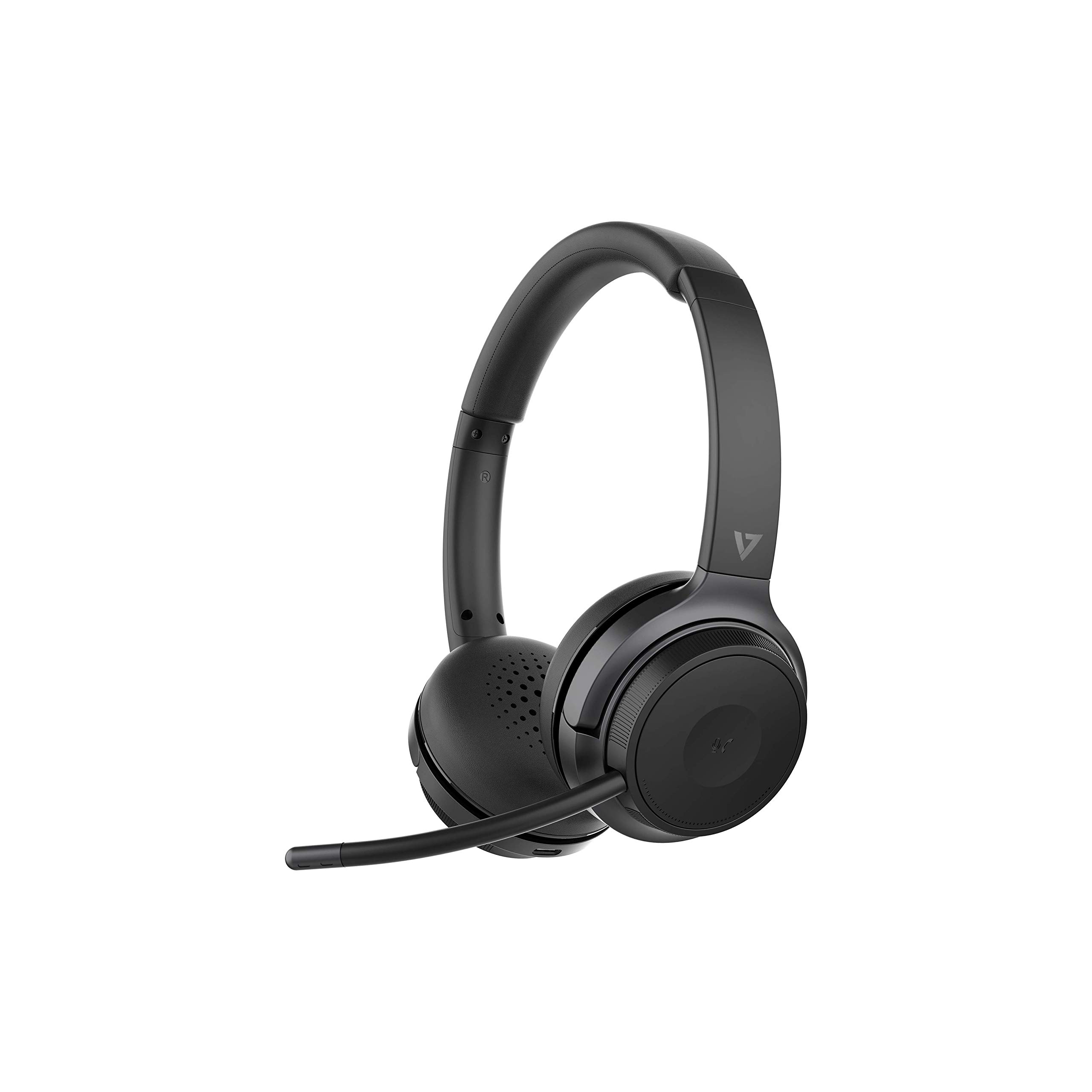 V7 HB600S Headset - Stereo - USB - Wireless - Bluetooth - 30.5 m - 32 Ohm - On-Ear - Binaural - Black
