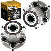 Nhsmgt Pair 512518 Rear Wheel Bearing Hub Compatible with Subaru Forester 2014-2018, Crosstrek 2016-2021, Impreza 2012-2021, XV Crosstrek 2013-2015 with ABS 5-Lugs