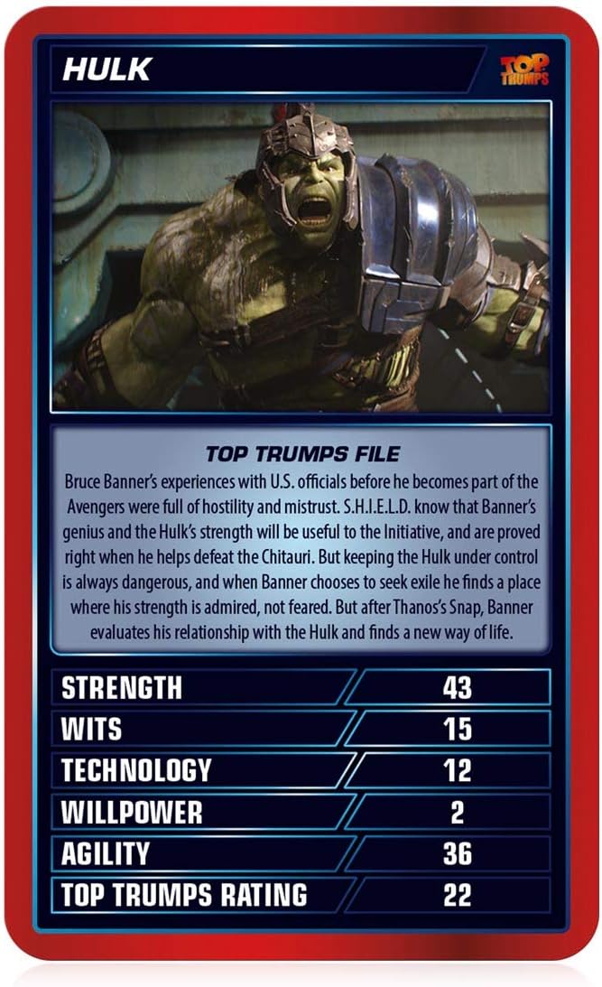 Marvel Cinematic Universe Top Trumps Card Game, Black, 8.5cm x 14cm x 2cm - Image 5
