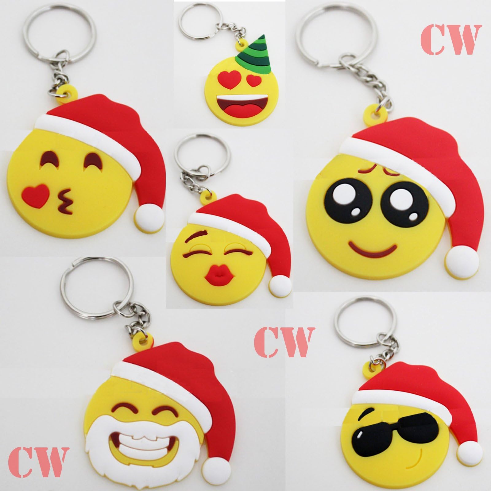 Emoji Keychains | Christmas Holiday Gift | Cute Party Favor (6)