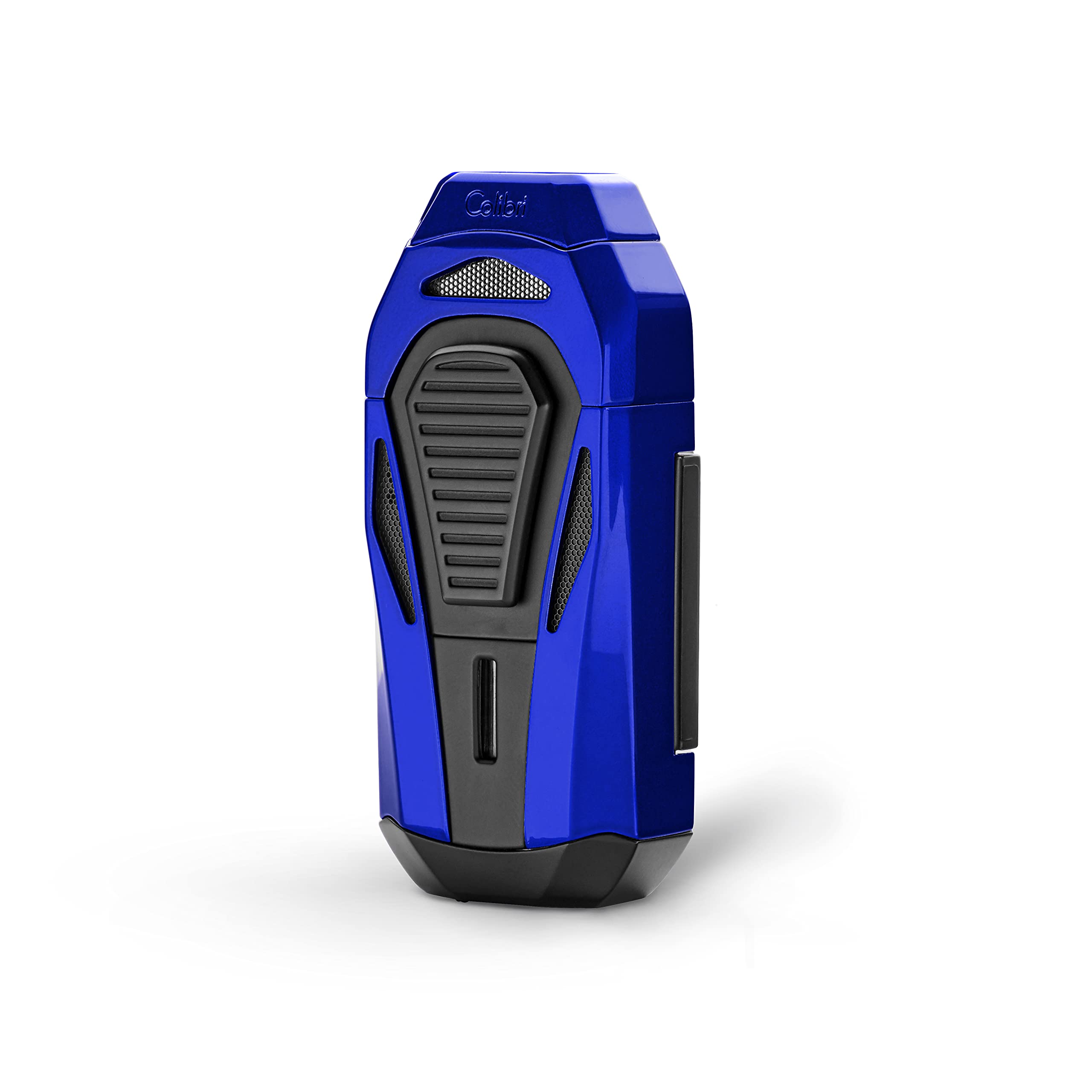 Colibri Boss Triple Jet Flame Lighter | integrated Cigar Cutter | lighter for smoking cigars | Wind Resistant | Works With Butane (Not Included) | Nice Elegant Gift Box | Two Year Warranty