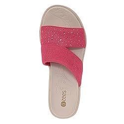 BZees Womens Dynasty Bright Wedge Sandal Paradise