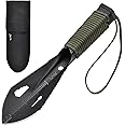 iunio Hiking Trowel, Camping, Backpacking, Portable Shovel, Multitool, Ultralight Camp Tool, with Carrying Pouch, for Gardening, Outdoor, Survival