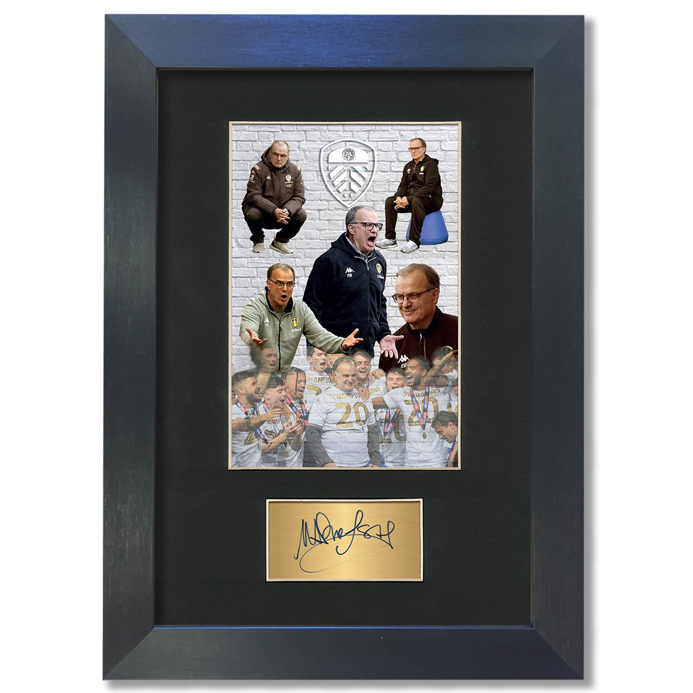 Marcelo Bielsa LEEDS UTD Signed Reproduction Autograph Mounted Photo Print #853