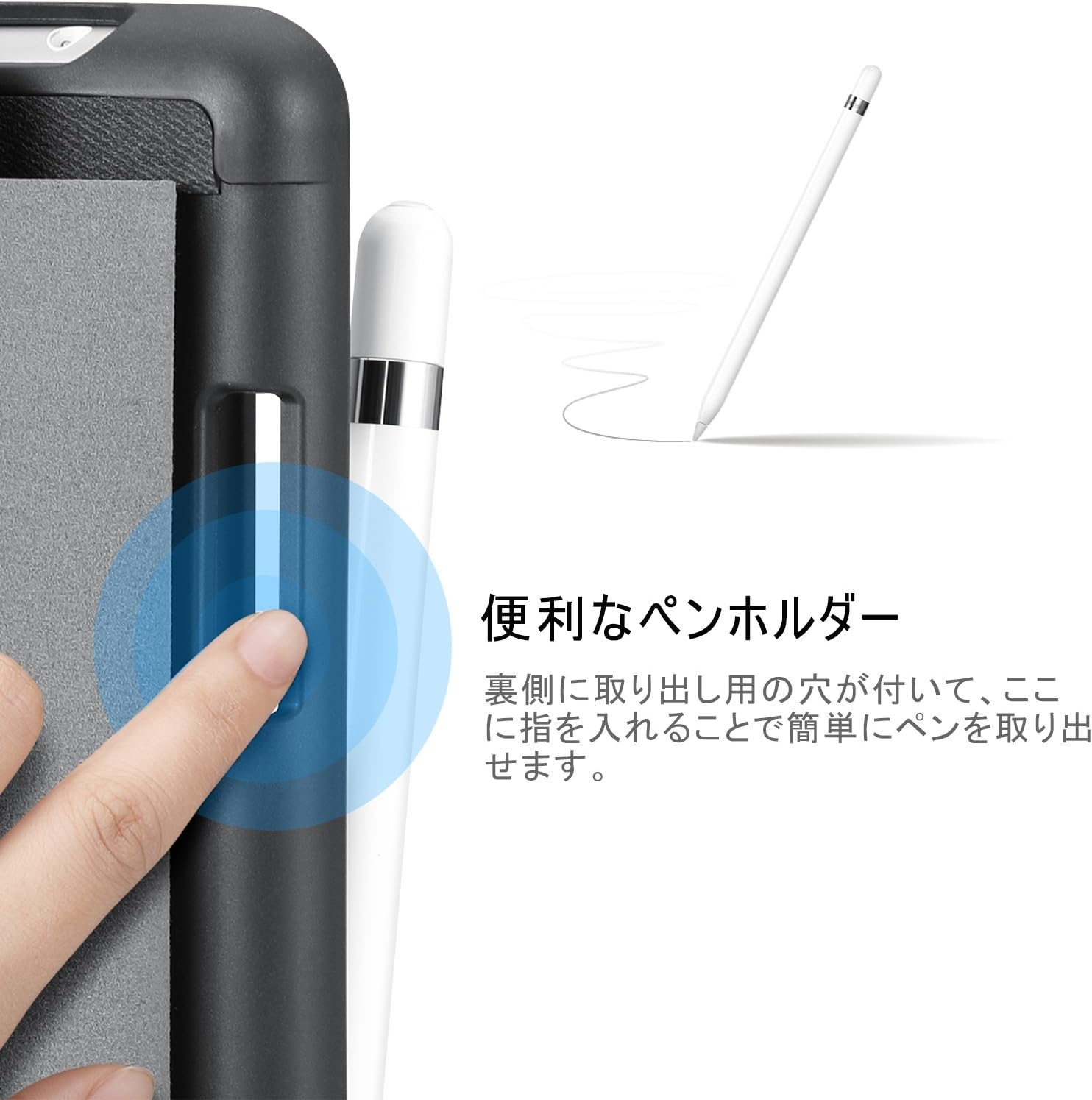 Amazon 18 Ipad 9 7 ケース Apple Pencil収納 Oittm 9 7インチ 保護カバー 18 オートスリープ機能 三つ折タイプ 耐衝撃 全面保護 便利なペンホルダー付き 新型 手帳型ケース 9 7インチ Ipad 18年と17年 対応 黒色 Oittm タブレットケース 通販