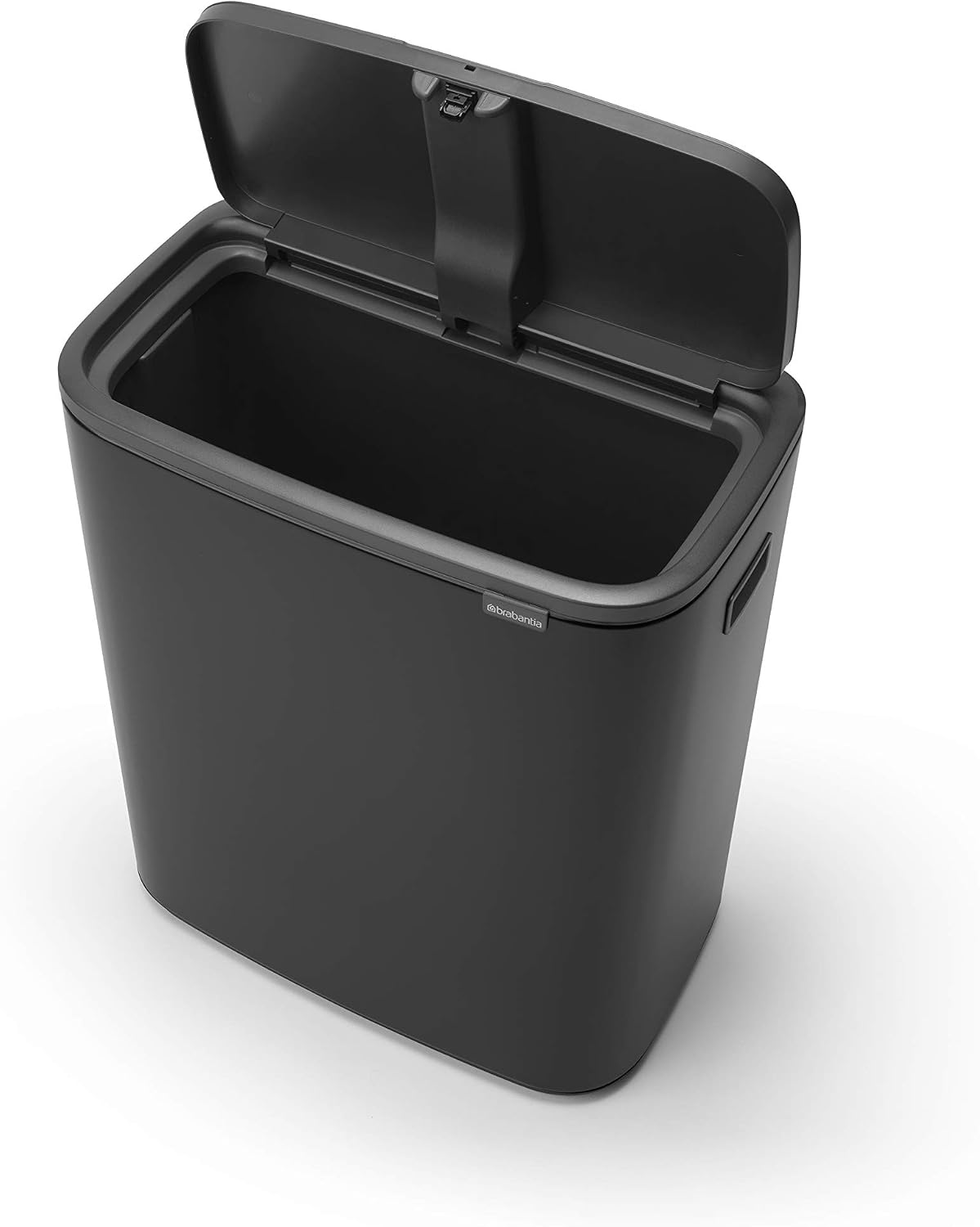 Brabantia Bo Touch Bin - 60L Inner Bucket (Matt Black) Large Rectangular shape, Waste Kitchen Bin - Soft-touch - Image 3
