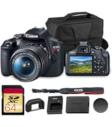Amazon.com : Canon Rebel T7 DSLR Camera with 18-55mm Lens Kit and