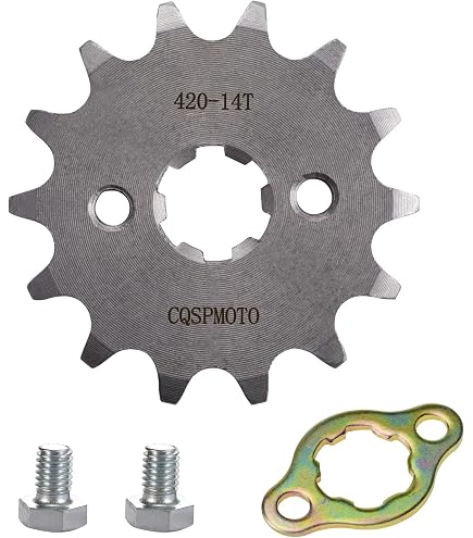 Amazon.com: DirtBike Front Sprocket #420 14th, fits many