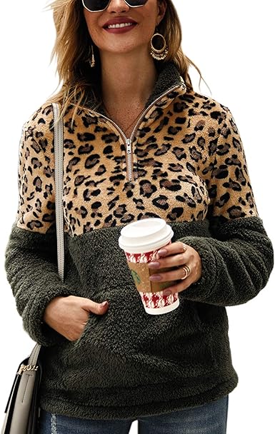 sherpa pullover women's amazon